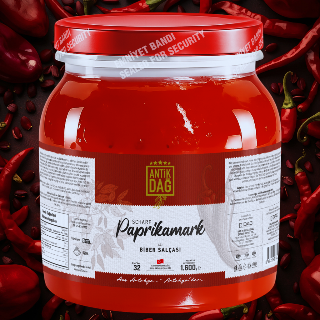 Pittige Paprikapasta uit Antakya – 1600g, Natuurlijk & Vol Aroma
