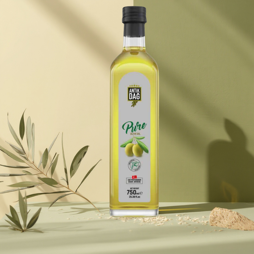 Antikdag Pure Olijfolie (750ml) – Milde Smaak voor Bakken & Braden